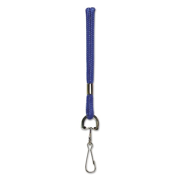 Sicurix Rope Lanyard with Hook, 36", Nylon, Blue BAU68903